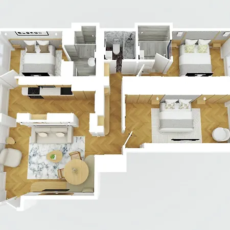 Lägenhet Chic With Ac 3br 6p Palais Garnier *